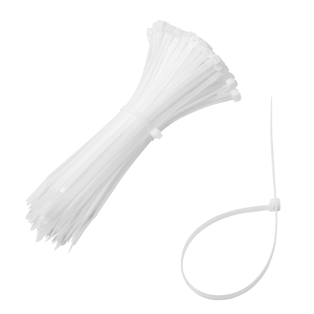 Cable Ties 4.8 x 200mm White Pk50